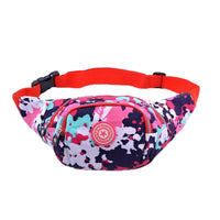 Sac Banane Floral Tendance Violet et Bleu - modèle 5 - Banane Avenue ™