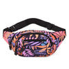 Sac Banane Sportif Motifs Tropicaux Multicolores
