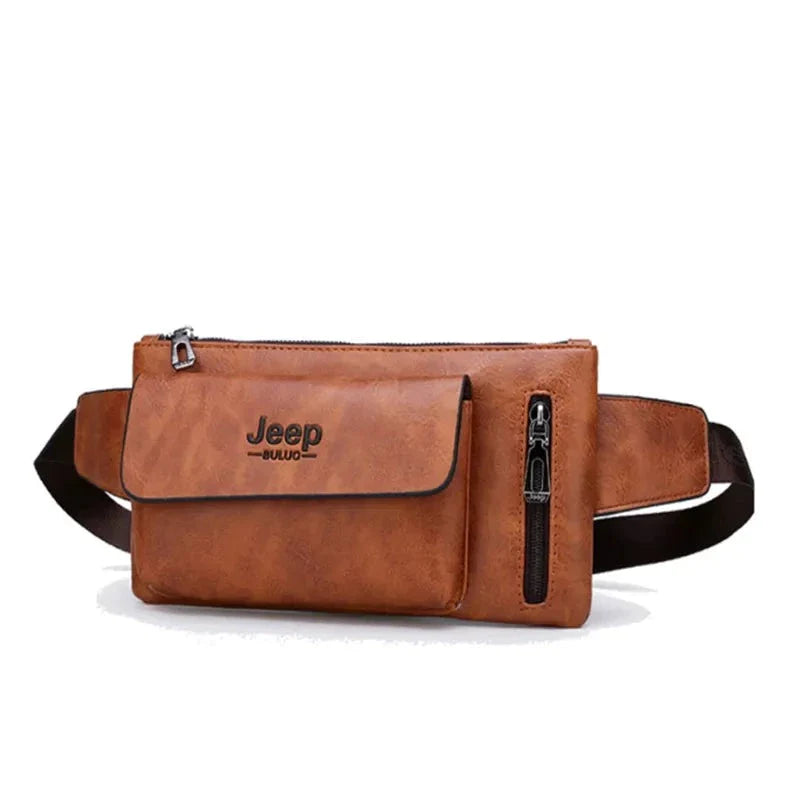 Sac Banane Cuir Marron Tendance Jeep