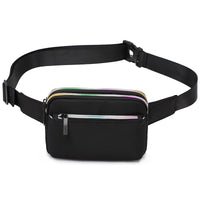 Sac Banane Rose Tendance Multi-Poches - modèle Black - Banane Avenue ™