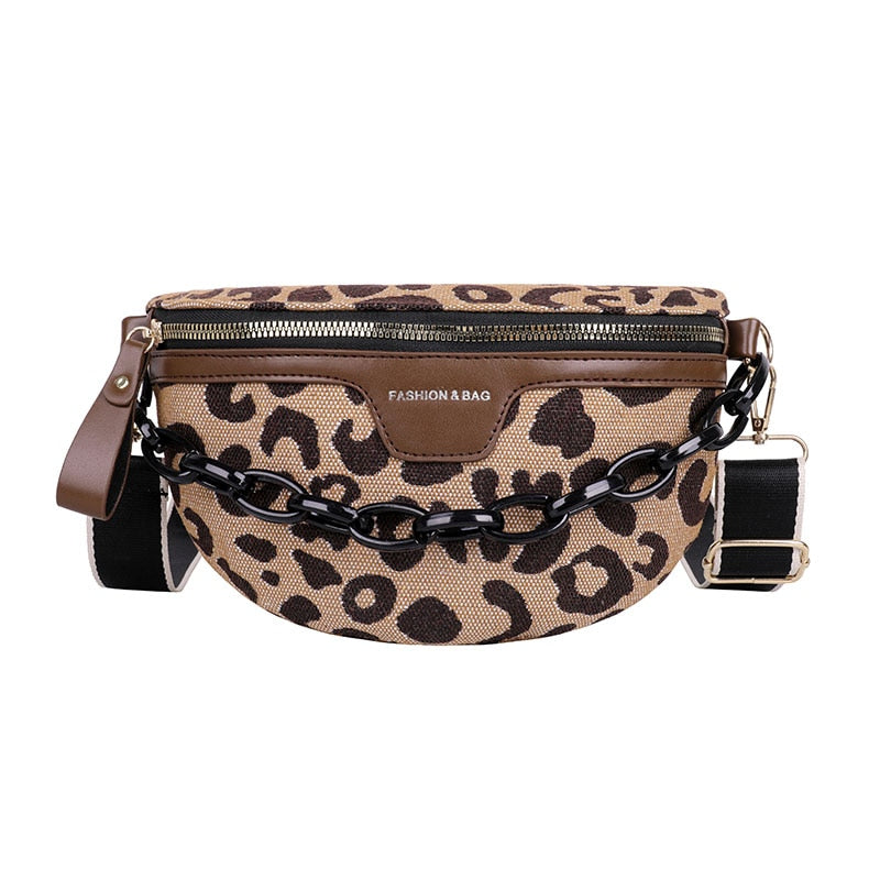 Sac Banane Urbain Imprimé Léopard Tendance