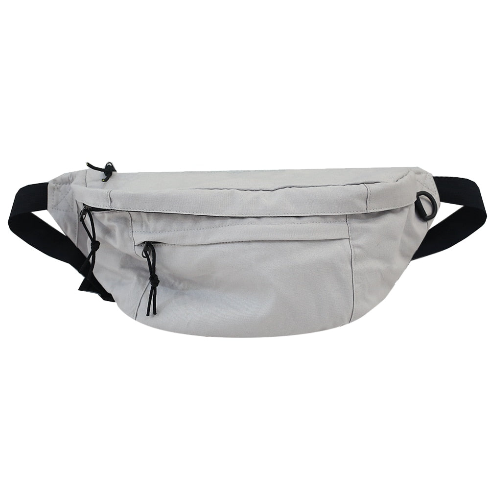 Sac Banane Urbain Gris Tendance Unisexe