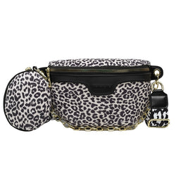 Acheter Sac Banane Tendance Léopard avec Chaîne Détachable - Banane Avenue ™