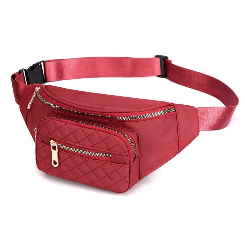 Sac Banane Rouge Casual Chic Urbain