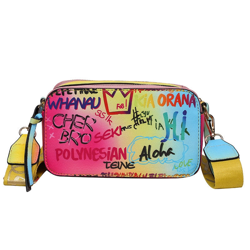 Sacoche Banane Urbaine Graffiti Multicolore