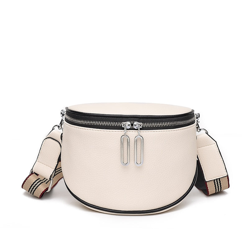 Sac Banane Rouge Élégant Cuir Urbain