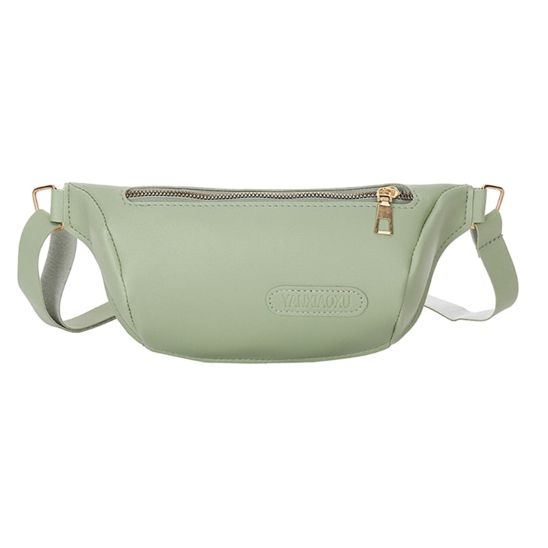 Sacoche Banane Urbaine Vert Pastel Tendance