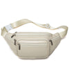 Ceinture Sacoche Banane Cuir Noir Urbaine