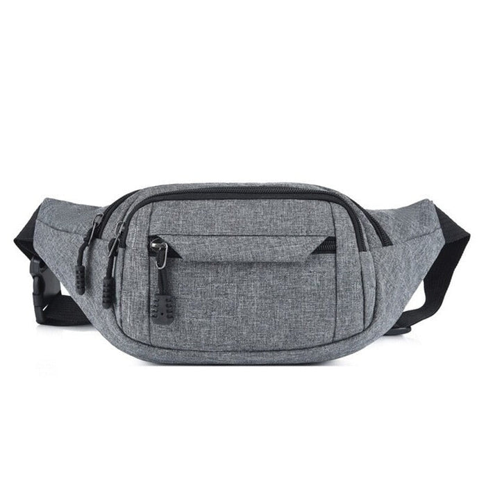 Sacoche Banane Urbaine Gris Tendance Unisexe