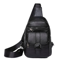 Sac Banane Cuir Noir Élégant Urbain - Banane Avenue ™