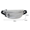 Sac Banane Urbain Gris Tendance Unisexe