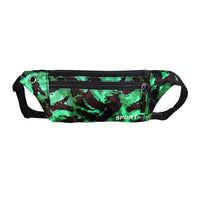 Sacoche Banane Sport Camouflage Bleue - modèle Green - Banane Avenue ™