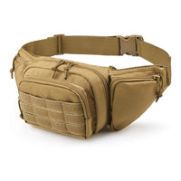 Ceinture Tactique Urbaine Multi-poches Noir - modèle Kaki - Banane Avenue ™