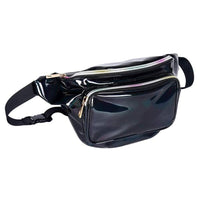 Sac Banane Tendance Noir Brillant Unisexe - Banane Avenue ™