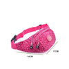 Sac Banane Floral Tendance Violet et Bleu