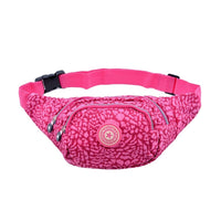 Sac Banane Floral Tendance Violet et Bleu - modèle 3 - Banane Avenue ™