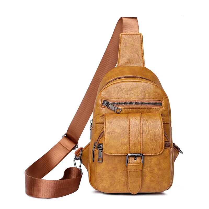 Sac Banane Cuir Urbain Élégant Unisexe