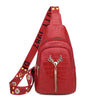 Sacoche Banane Urbaine Croco Vert Mint