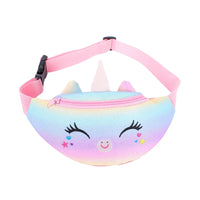 Sac Banane Enfant Licorne Arc-en-Ciel - modèle Saumon - Banane Avenue ™