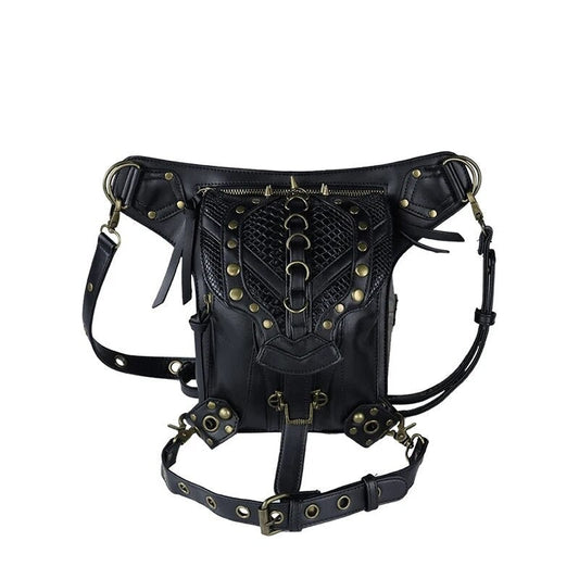 Sacoche Banane Cuir Style Steampunk