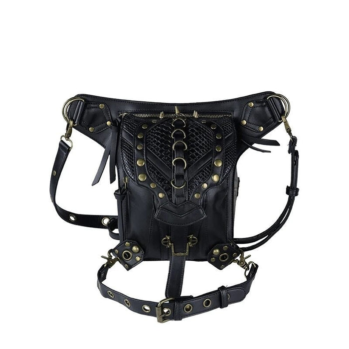 Sacoche Banane Cuir Style Steampunk
