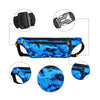 Sacoche Banane Sport Camouflage Bleue