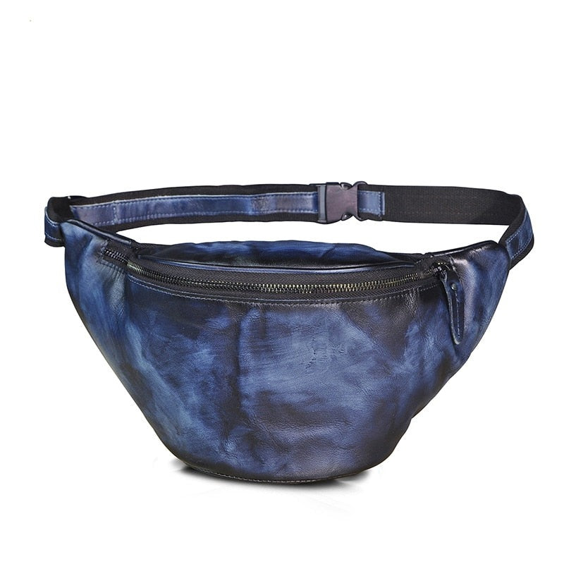 Sac Banane Urbain Bleu Tendance Étanche
