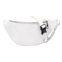 Sac Banane Urbain Chic en Cuir - modèle white - Banane Avenue ™