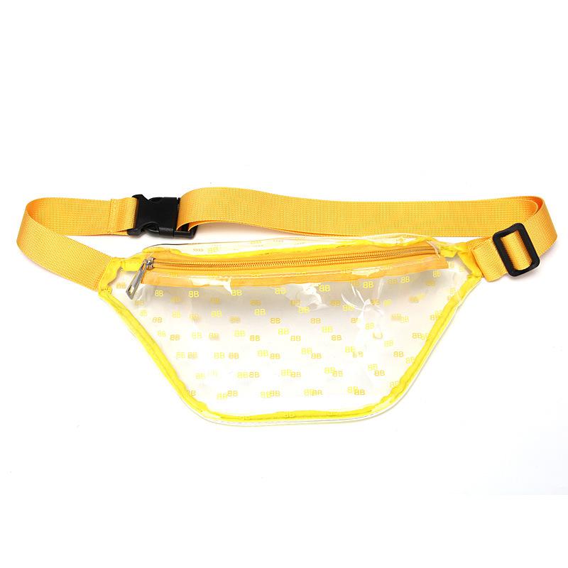 Sacoche Banane Tendance Transparente Logo