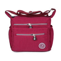 Sac Banane Urbain Noir Multi-Poches Unisexe - modèle Rouge - Banane Avenue ™