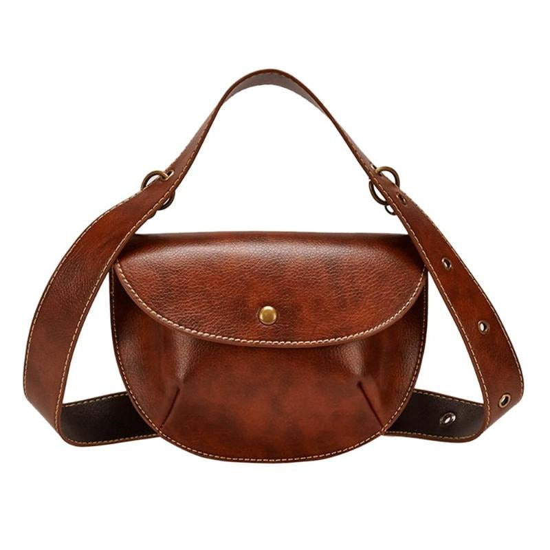 Sac Banane Cuir Vintage Élégant Unisexe