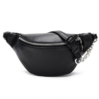 Sac Banane Urbain Chic en Cuir - modèle black - Banane Avenue ™
