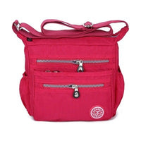 Sac Banane Urbain Noir Multi-Poches Unisexe - modèle Fuschia - Banane Avenue ™