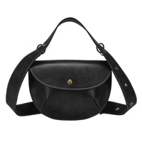 Sac Banane Cuir Vintage Élégant Unisexe - modèle Black - Banane Avenue ™