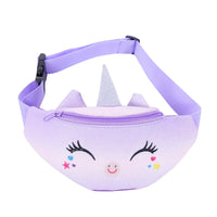 Sac Banane Enfant Licorne Arc-en-Ciel - modèle Violet - Banane Avenue ™