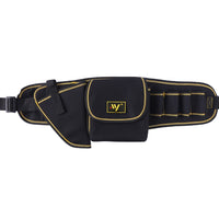 Sac Banane Multifonction Noir Coutures Jaunes - modèle M-3 / 60 x 16 cm - Banane Avenue ™