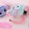 Sac Banane Enfant Licorne Peluche Rose