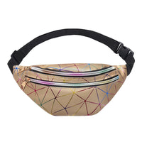 Sac Banane Urbain Géométrique Multicolore Tendance - modèle Or - Banane Avenue ™