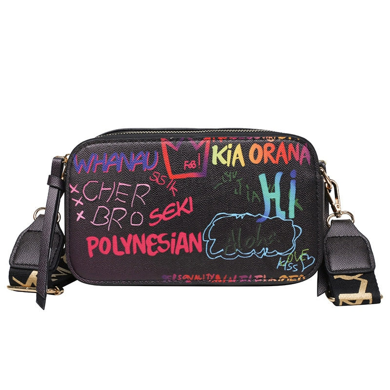 Sacoche Banane Urbaine Graffiti Multicolore