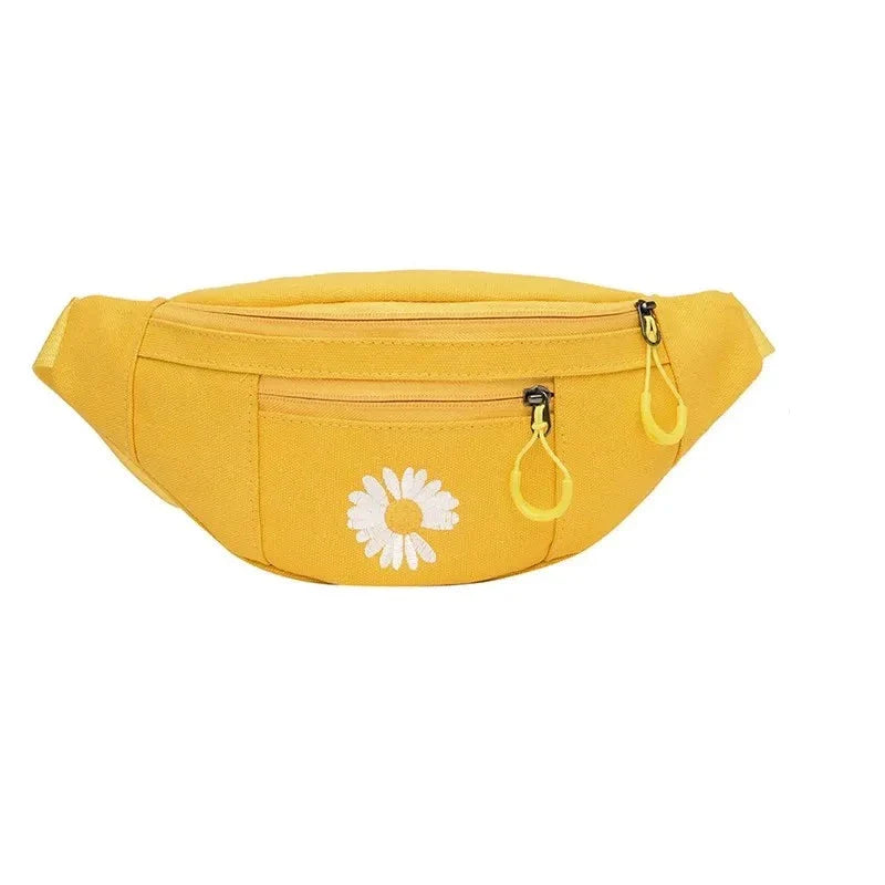 Sac Banane Jaune Floral Tendance Urbaine