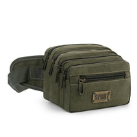 Sac Banane Sport Tissu Durable Multi-Poches - modèle Vert - Banane Avenue ™