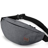 Sac Banane Urbain Chic Gris Unisexe - modèle GRAY - Banane Avenue ™
