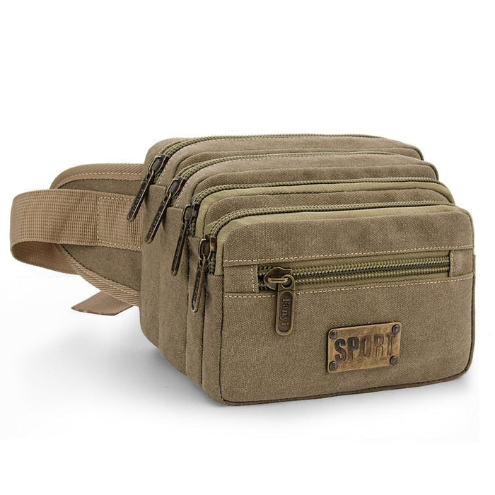 Sac Banane Sport Tissu Durable Multi-Poches
