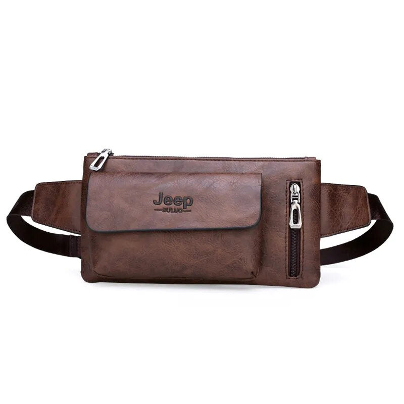 Sac Banane Cuir Marron Tendance Jeep