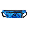 Sacoche Banane Sport Camouflage Bleue