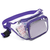 Sac Banane Transparent Sport Unisexe Jaune - modèle Violet - Banane Avenue ™