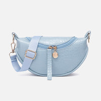 Sac Banane Élégant Rose Texture Croco - modèle Blue - Banane Avenue ™