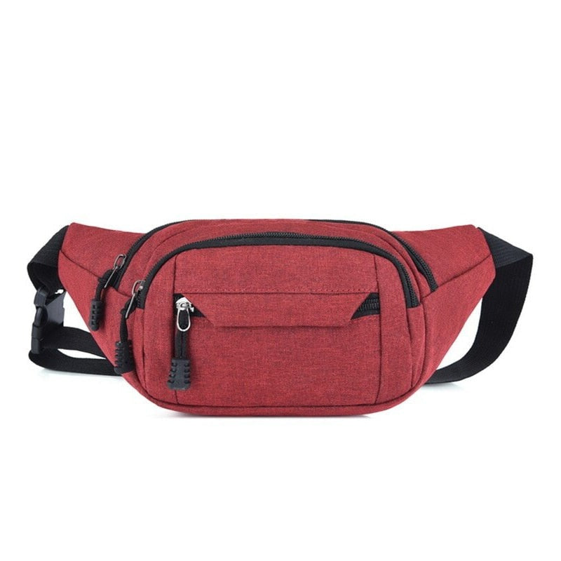 Sac Banane Urbain Rouge Tendance Unisexe