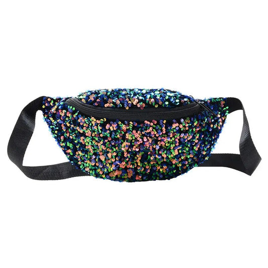 Sac Banane Scintillant Multicolore Unisexe