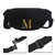 Sac Banane Noir Élégant Lettre M Unisexe - modèle M - Banane Avenue ™